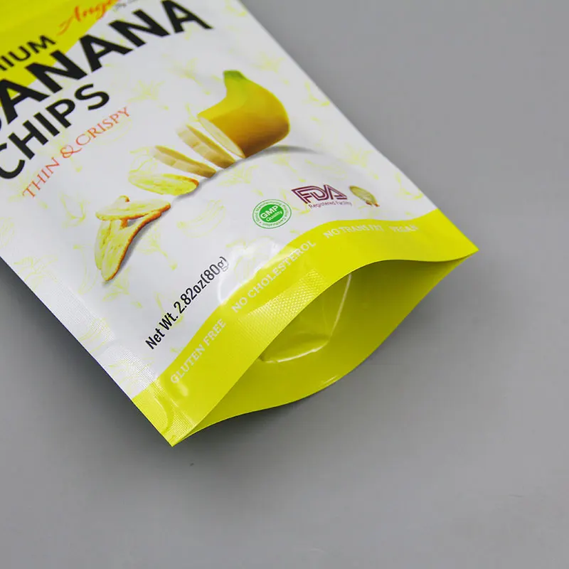 Factory Directly Sale Custom Print Plastic Banana/potato Chips Snack Food Packaging Bags Buy