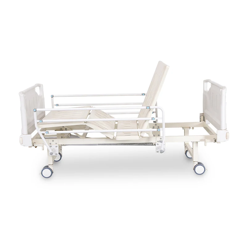 Direct Factory Manual Two-Function ICU Hospital Bed with Japanese Style Guardrail Premium Quality Product