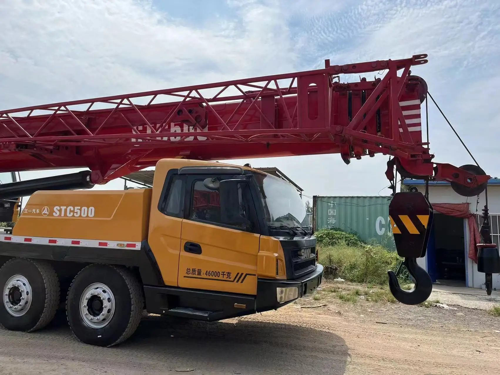 Used Sany Truck Mobile Crane Stc500s Very Excellent Condition 50ton ...