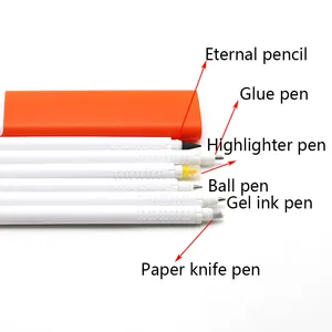 Multi Function Tool Pen  3pcs Combined Set Gift Ballpoint Gel Pen Eternal Pencil Knife Paper Pen for School Office