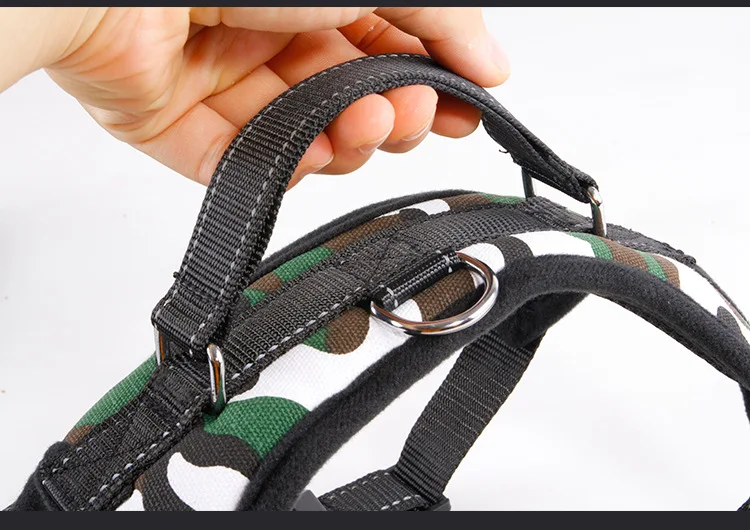 Manufacturer Wholesale Reflective Breathable Multi-design Big Pet Dog Harness 5