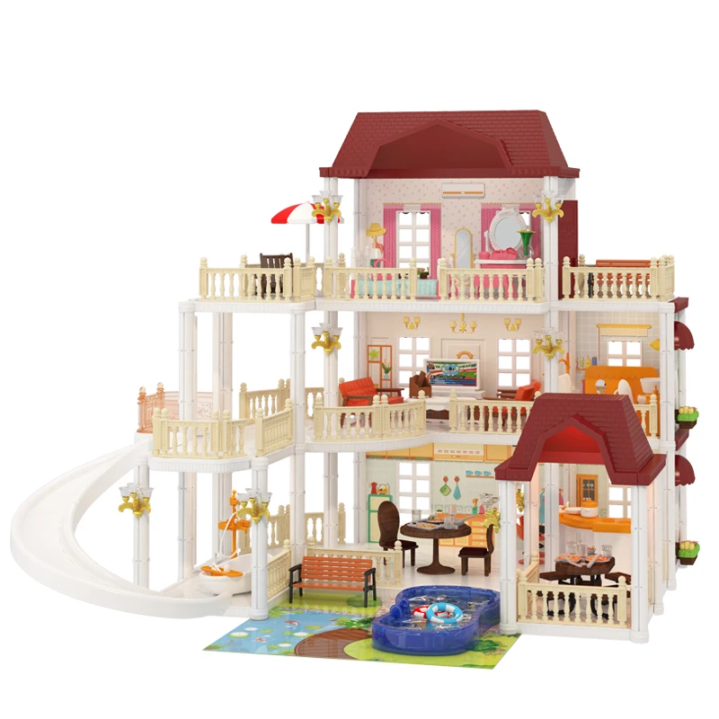 Kit De Casa De Muñecas DIY Koala Diary, Muebles En Miniatura Para Niños,  Juguetes En Miniatura, Casa De Muñecas, Juego De Simulación, Juguete Para 