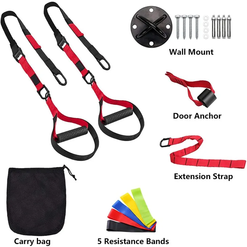 Tpr Handle Bar For P3 Home Gym Trainer Exercise Sling Straps Fitness Suspension Trainer Yoga