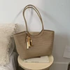 Sac fourre-tout en PU - couleur 3 - 37*12*19cm