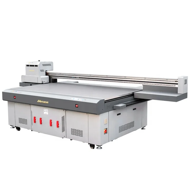 中国製大型2513フラットベッドUVプリンター デジタルUVガラス木製