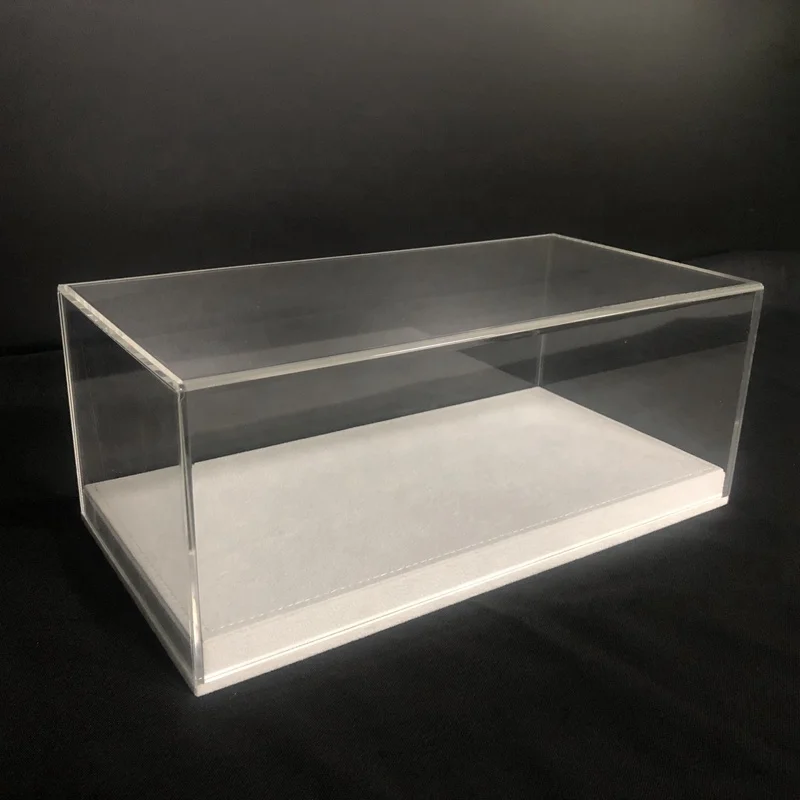 Small clear Acrylic Display Box With Screw Lock Acrylic Shoe case
