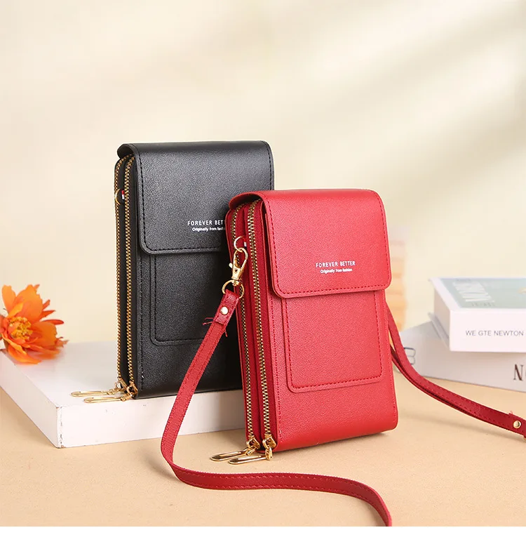 Mini Messenger Bag Pu Leather Shoulder Handbag For Phone Small ...