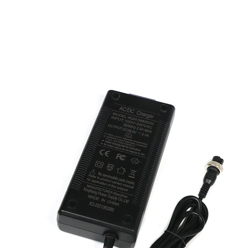 スーパーブスケートボード充電器 58.8V 2A ゼロ8x 9 10 10x用急速充電器