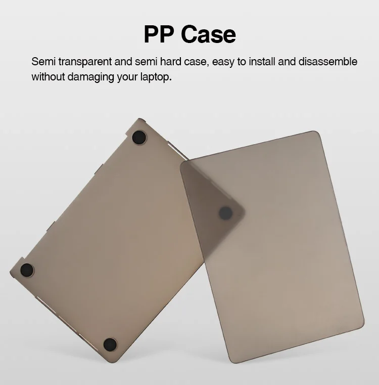 product laudtec slim pc laptop shell for macbook neo 13inch pure colour protective covers pp matte cases shockproof back cover pbk355549-4