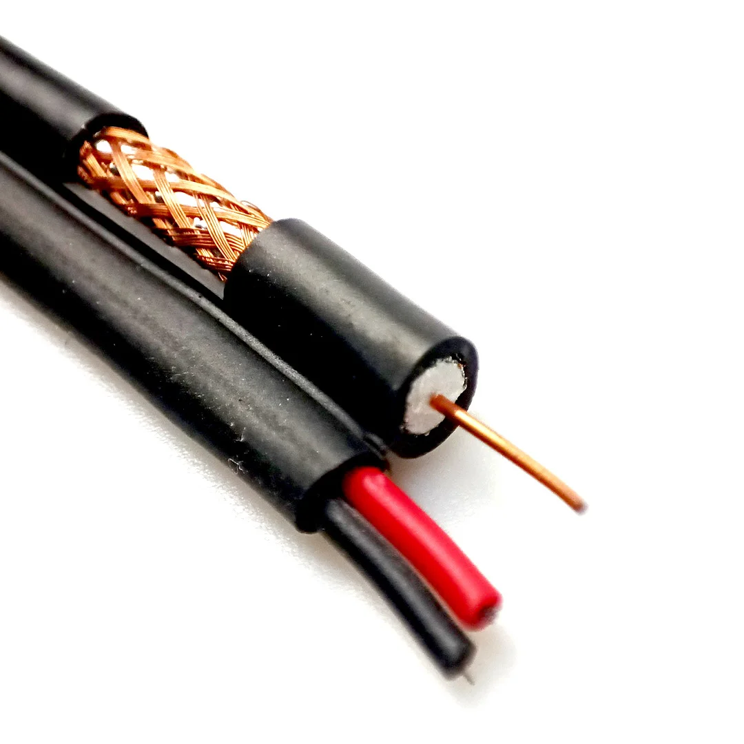 RG59 Coaxial Cable with BNC Plug to BNC Plug 75 Ohm for CCTV Camera DVR Security System