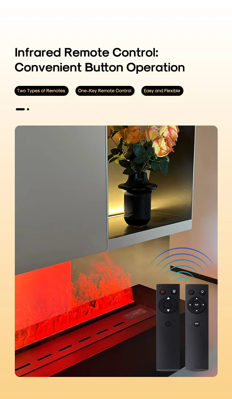 Electric Fireplace, 70-300cm, LED - detail 14