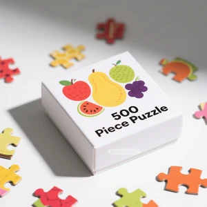 Personalized Customized Paper Jigsaw Puzzles Fruit Cartoon Patterns Custom Printed Jigsaw Puzzles for Adults and Children