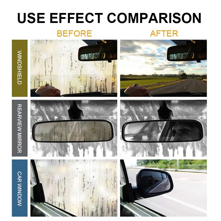 OEM Custom Logo Anti Fog Coating Car Windshield High Gloss Water Repel Spray Liquid Glass Cleaner for Car Cleaning