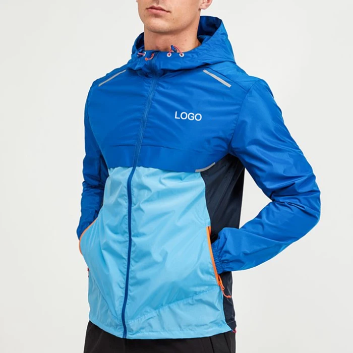 Custom Premium Sporting Windbreaker Jacket Set For Men Jogging Casual