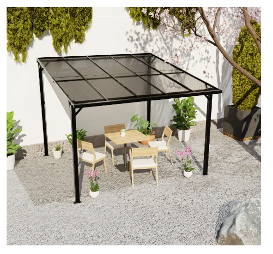 Retractable Motorized Aluminium Pergola with Polycarbonate Cover