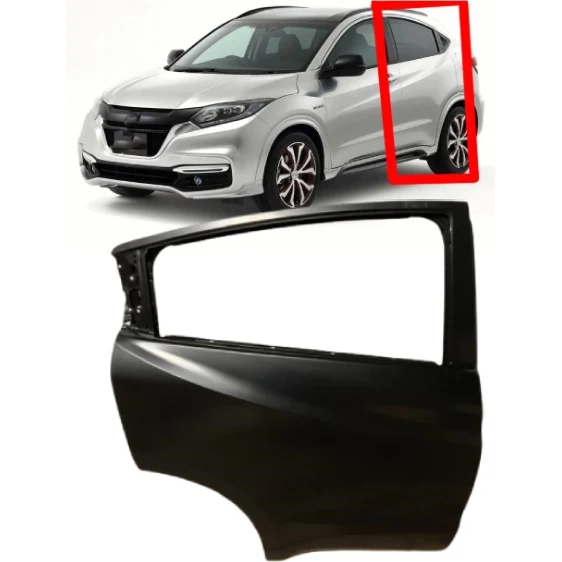 car accessories steel rear door panel for HONDA hrv 2016 2017 2018