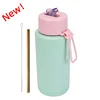 Light pink and light green