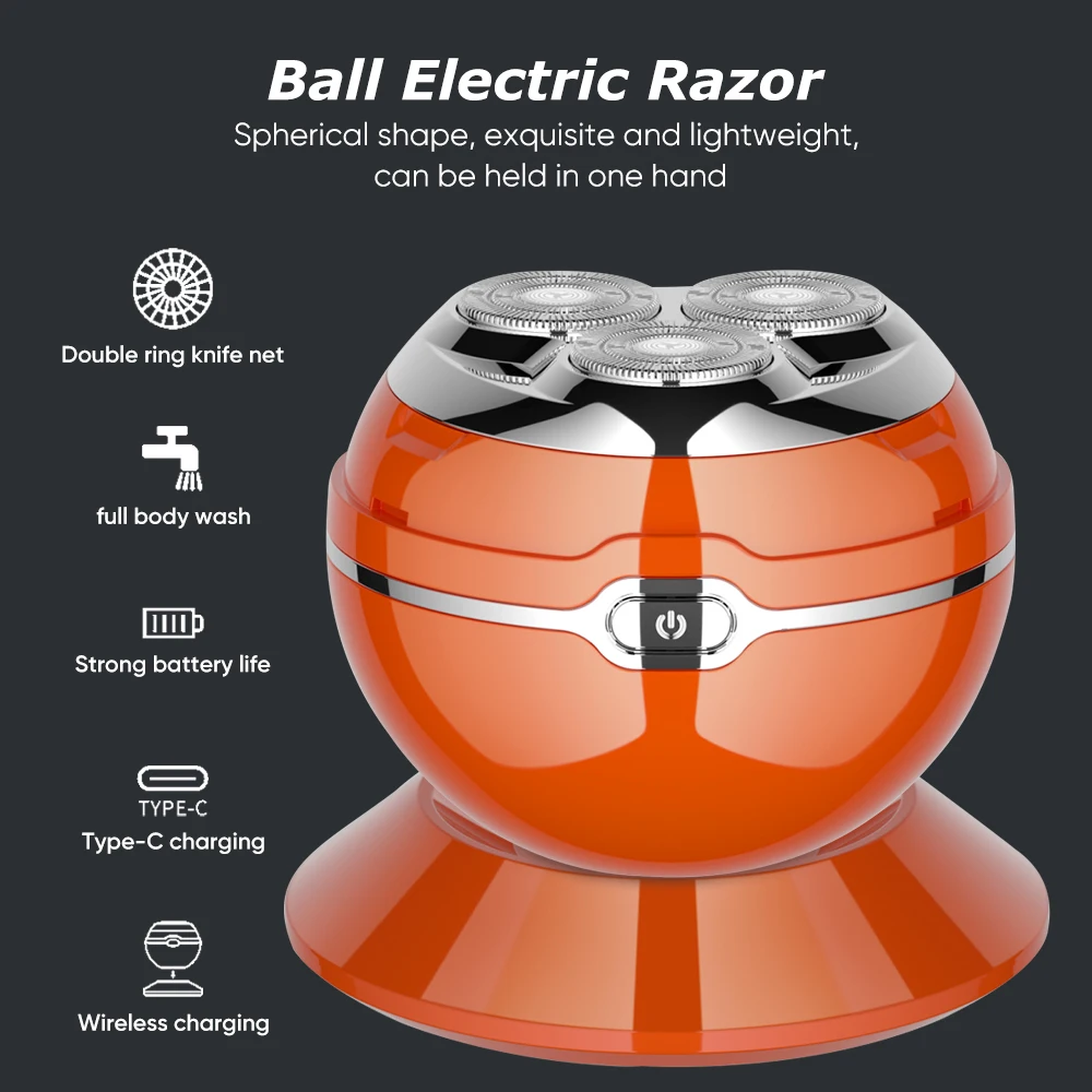 Men Shaver Waterproof Electric Afeitadora Usb Charging Electric Shaver