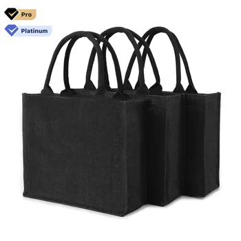Hot Selling Shopping Bag Eco Friendly Recyclable Plain Eco Friendly Grocery Personalized Tote Jute Bag