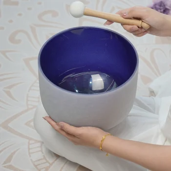 EAST  Purple Chakra  Singing Bowl Chakra Crystal Bowl Music Therapy Instrument Meditation Customization