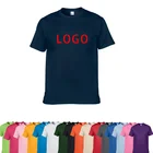 100% 2021 Summer Custom Printing 100% Cotton T-Shirt Personalize Soft Blank T Shirt Custom Printing Men