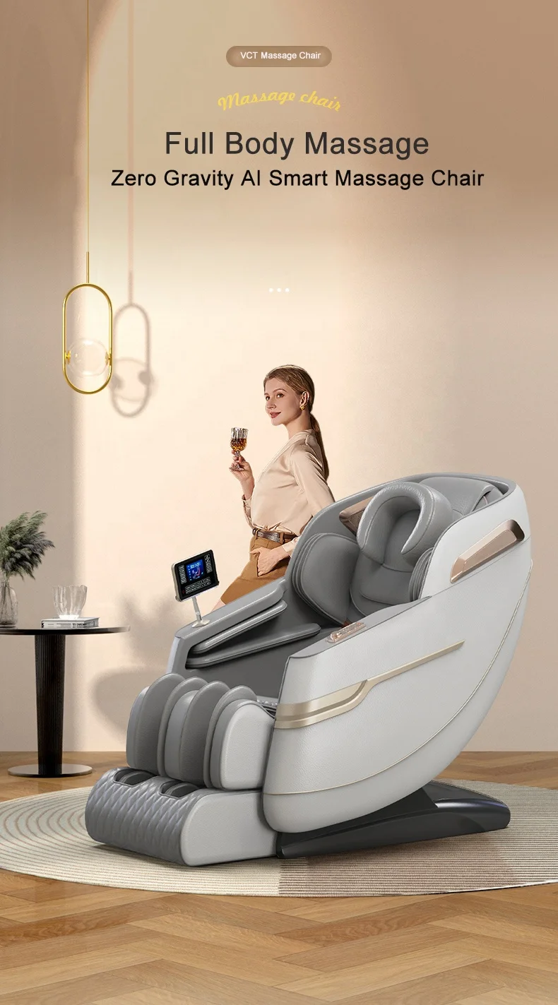 2024 VCTAI高品質電動チェアマッサージャー全身4D無重力新しい