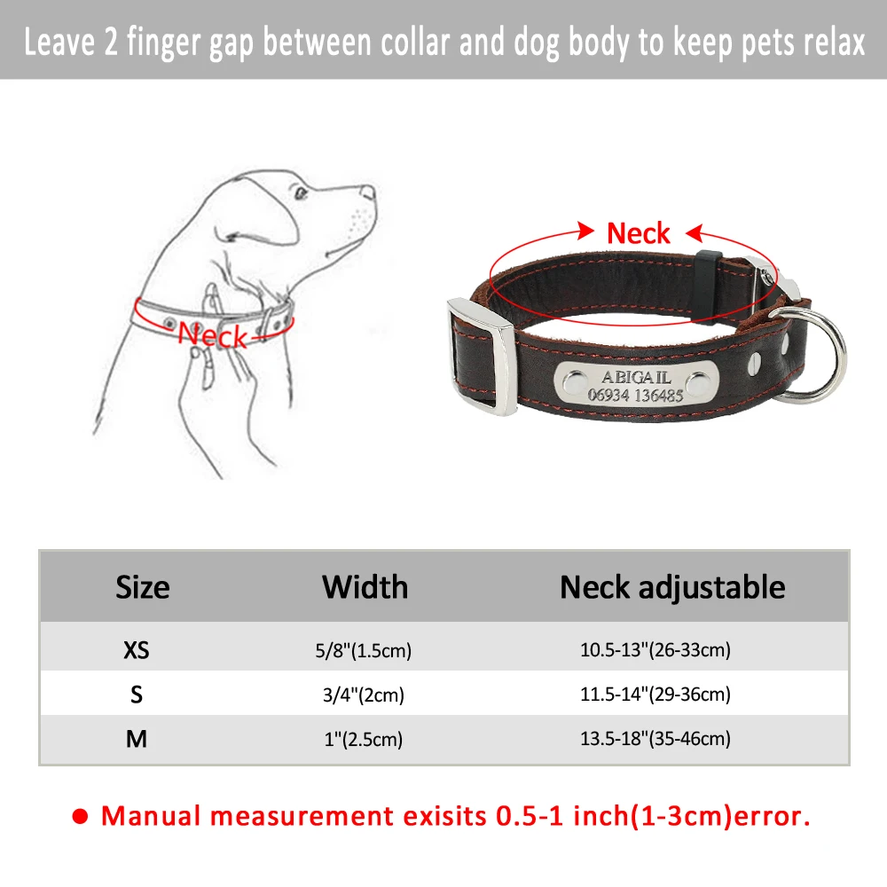 Most Popular 2023 Custom Adjustable New Style Leather Collar