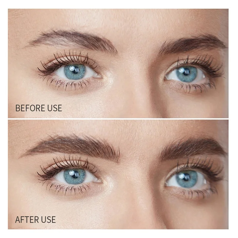 Custom Eyebrow Pen Glue Balm Eye Brow Kits with Logo Pencil Comb Brush Stencil Set Gel Private Label Waterproof Vegan Brow Set