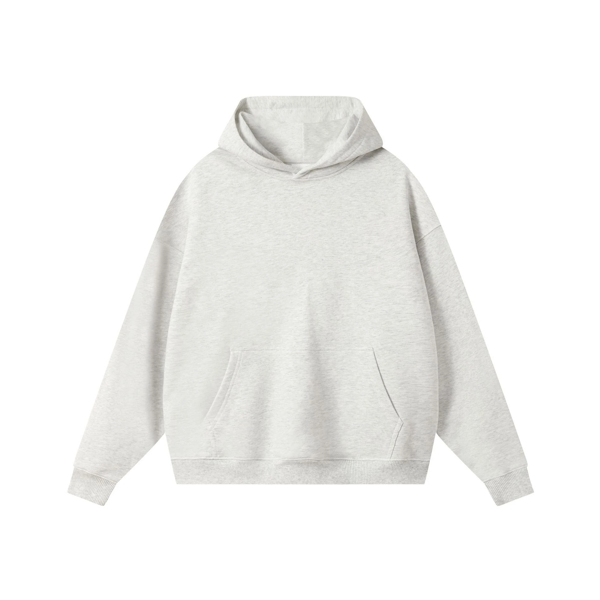 380 Grams Heavy Weight No String Hooded Pullover Hoodie Custom Printed Men French Terry Loose Oversized Hoodies