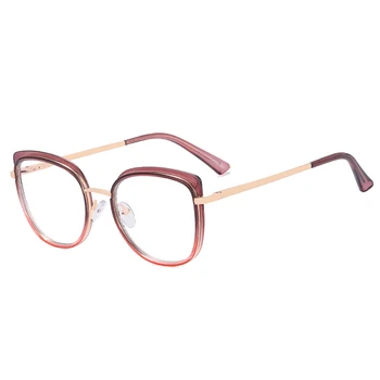 Hot Selling High Quality Glasses Female Spectacle Frame Glasses Frame TR90 Round Women Anti Blue Light Blocking Eye Eye Glasses