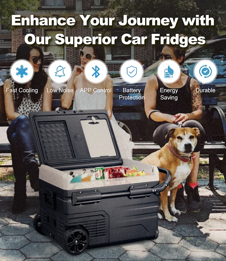 Alpicool Tsw40 40l Auto Fridge Solar Electric Cooler Box Refrigerator