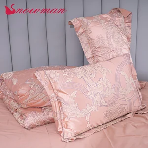 Hot Sell Good Quality 200*230cm/220*240cm Luxury king Size 4 Pcs Bedding Set, Cotton Cover Bedding Sheet