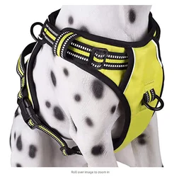 Hot sale fashion out door training adjustable reflective vast harness for medium and large sized pet dog