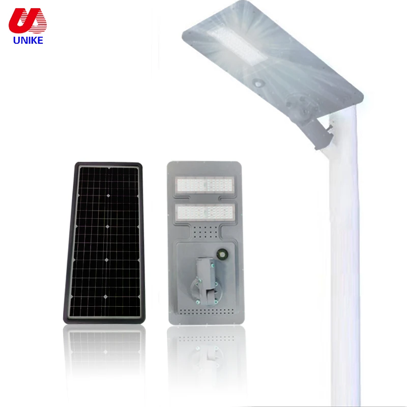 HIGH LUMEN 180lm/w LED ip67 waterproof 30w 12v 20w 40w 60w 80w 90w solar street light 60w led with solar panel and led driver