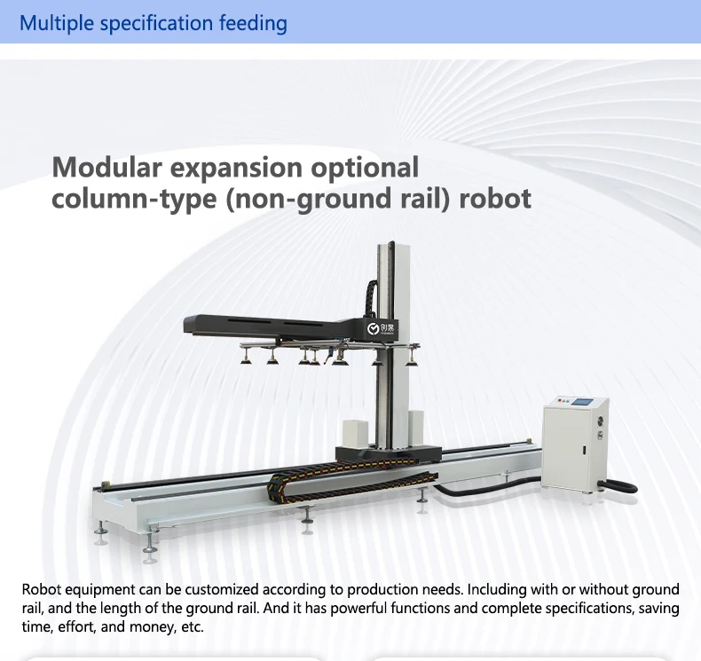 Guide Rail Column Robot Loading Machine Palletizer Robot - Buy ...
