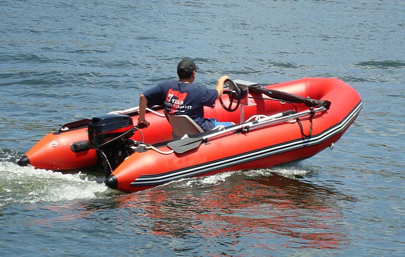 RIB Boat Center Console Steering System Marine Grade Outboard Steering Console Inflatable Boat Console