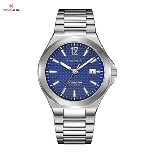 Factory Customized Business Casual Fashion Men's Watches Grid Dial Men's Luxury Automatic Mechanical Watch