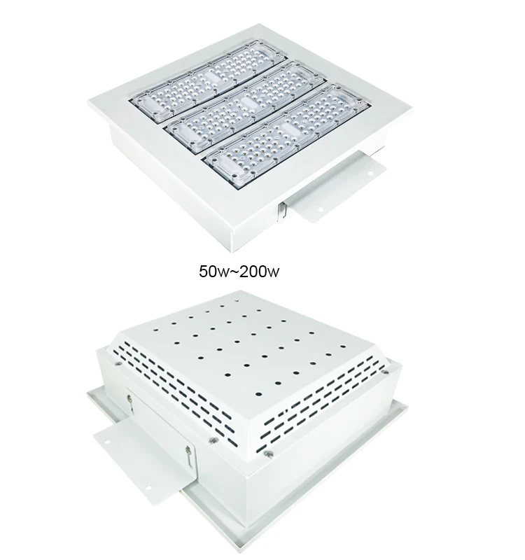 
 Super bright led 130lm/w 100W 150 watt 100 150w led flood industrial canopy light fixture for gas station lamp  