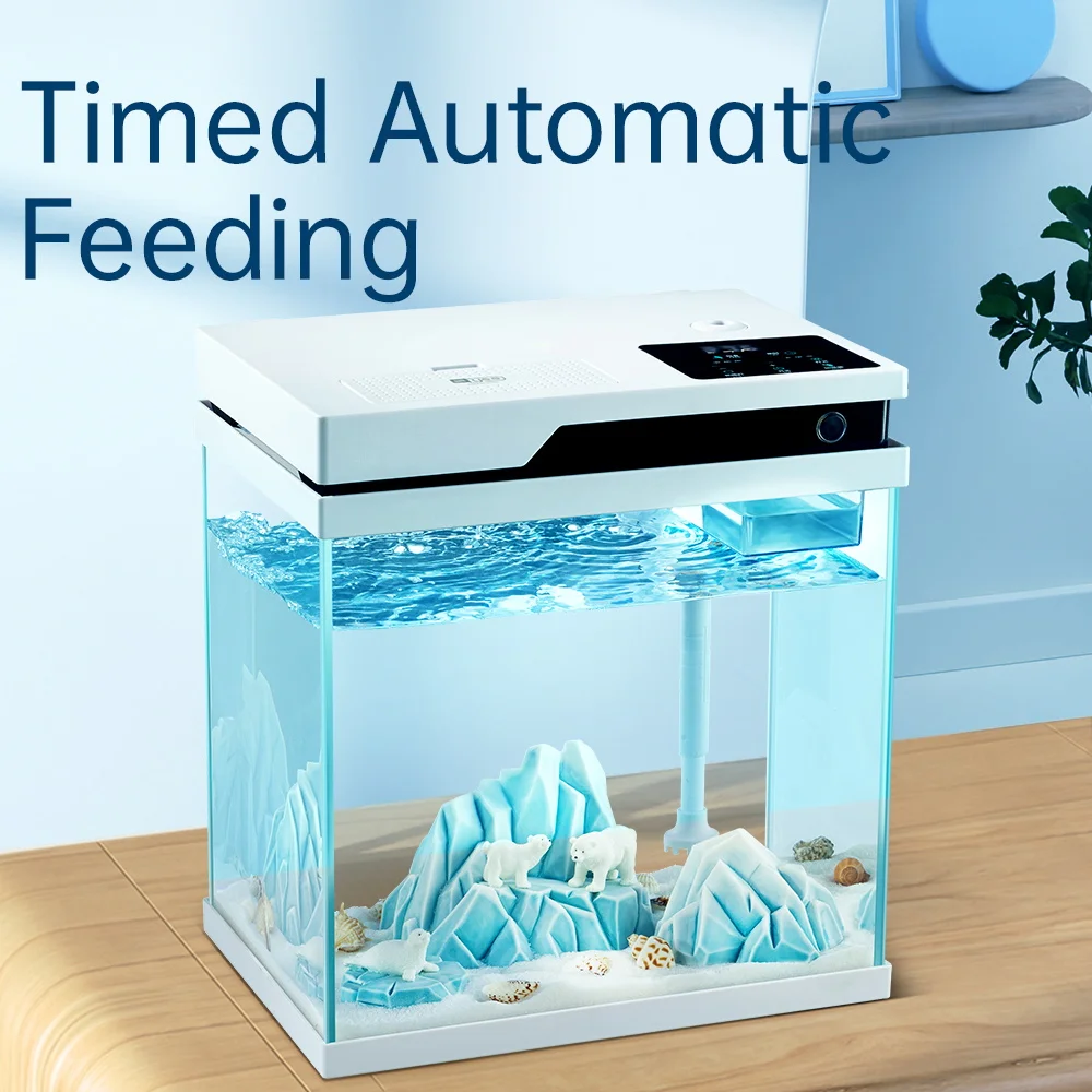 Yee Factory Price No Water Change Desktop Fish Tank Wholesale Ultra