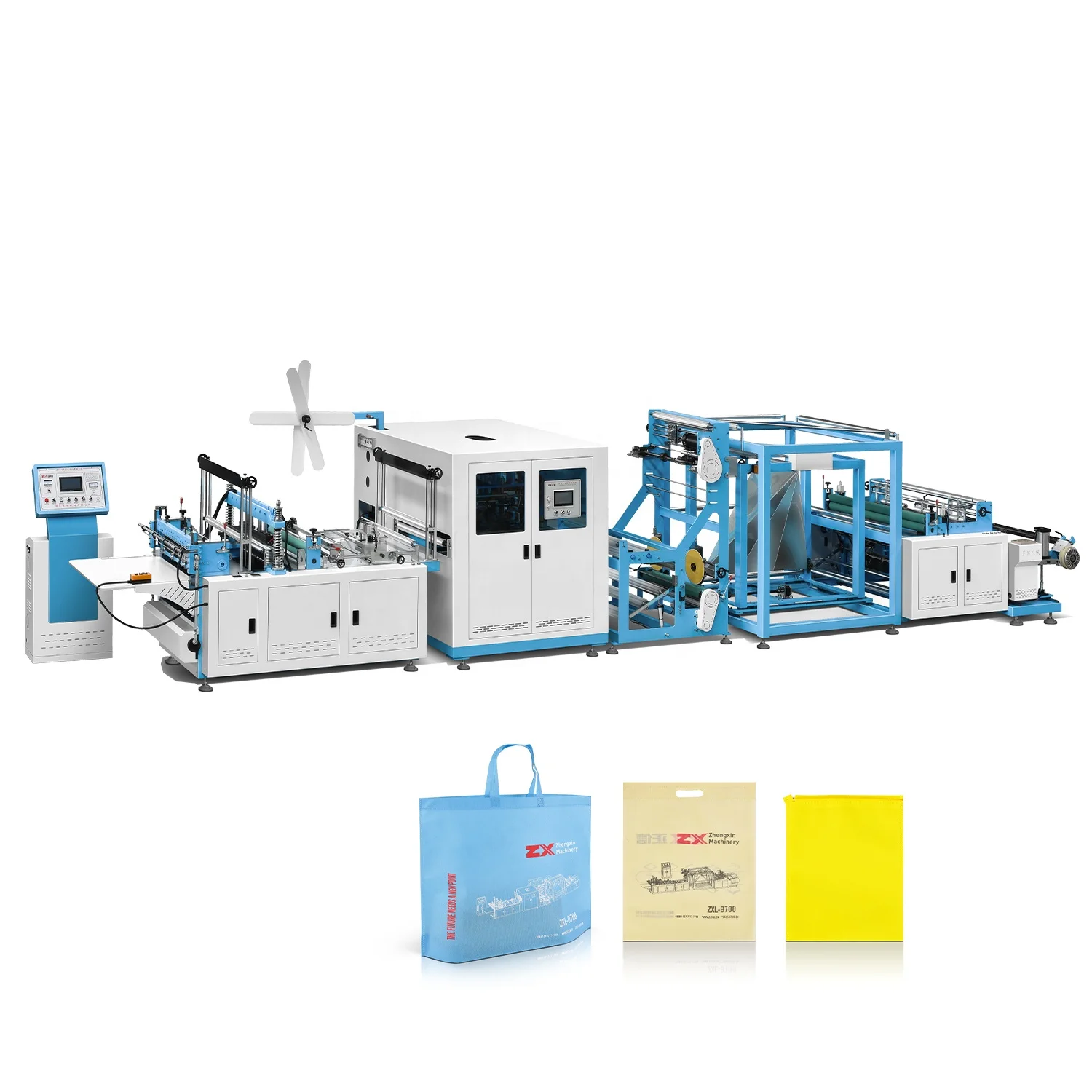 ZXL-D700 Eco Friendly Non Woven Flat Bag Making Machine with