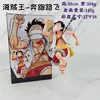 Luffy azul marino en caja.