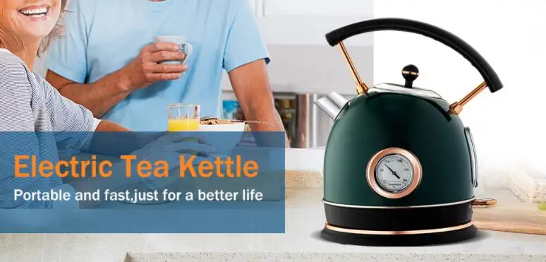 Electric Kettle with Thermometer 1.8L