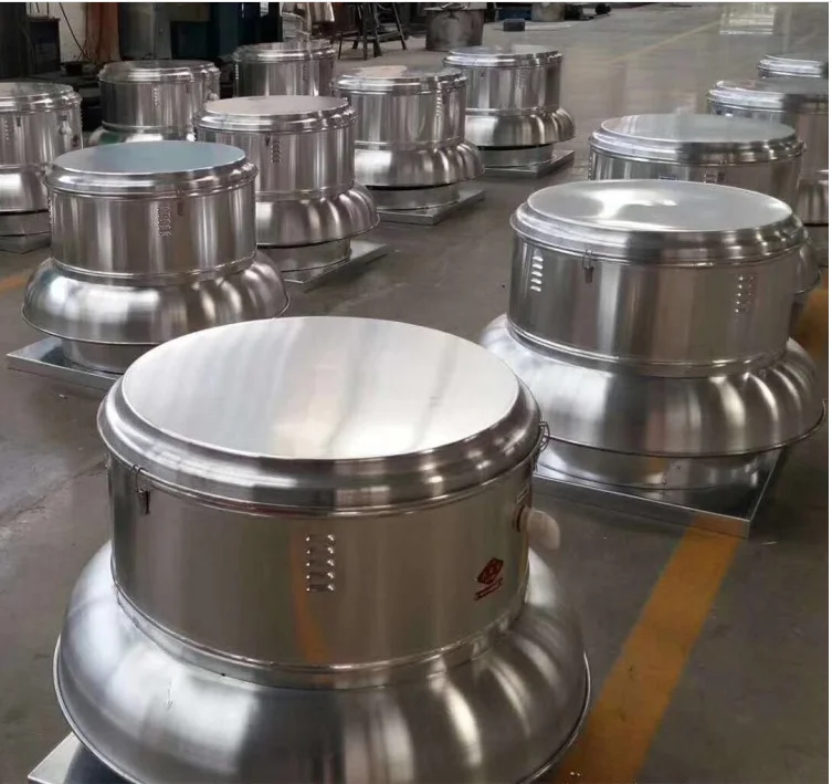 Industrial Roof-Mounted Exhaust Fan - Stainless Steel 500mm