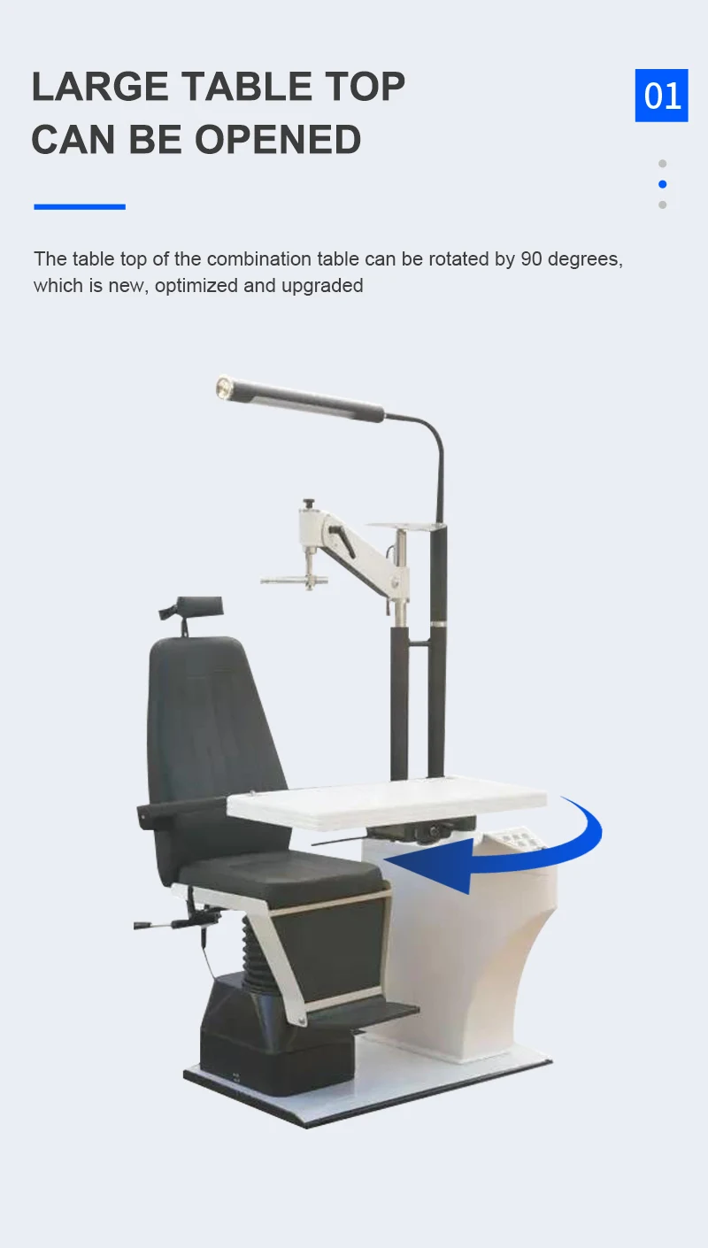 Rightway Brand High quality ophthalmic equipment TR-102A combined table ophthalmic unit