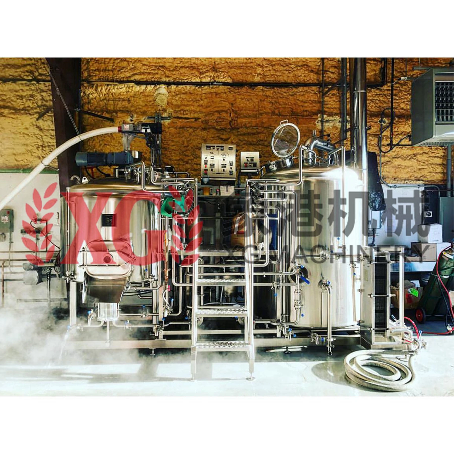 1200L 12HL 10BBL зеркало паровой нагрев два судна по индивидуальному заказу для варочного цеха доступной