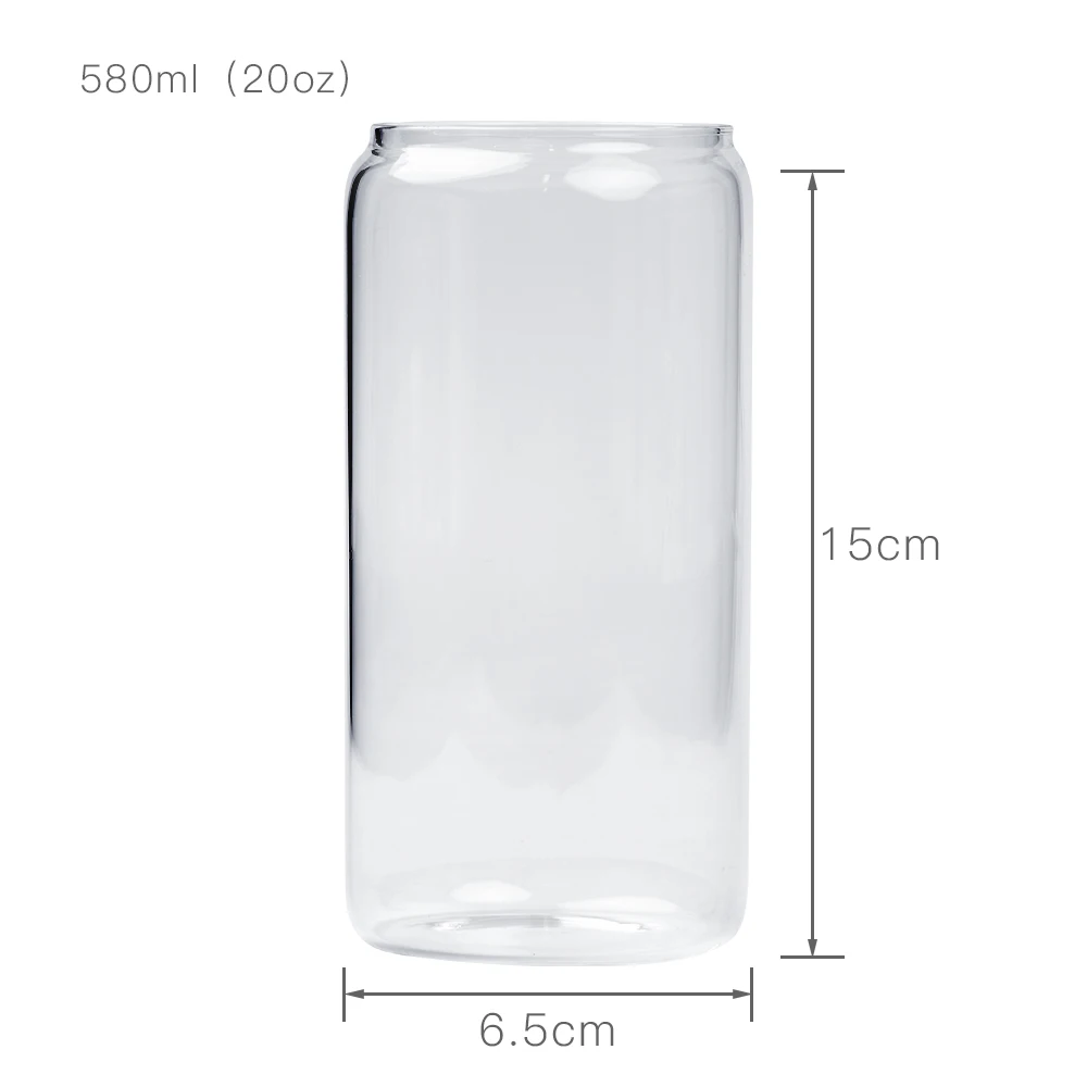 14oz 20oz Blank Shaped Soda Beer Can Glasses With Bamboo Lids Buy