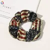 C260 U.S. Flag Zipper Pull - Rusted Flag - Black