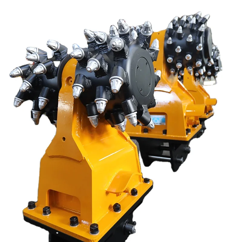 YF-05RW Customized EXCAVATOR ROTATING TRANSVERSE DRUM CUTTER AVAILABLE for 2.5T - 60T Excavator Horizontal Milling Machine