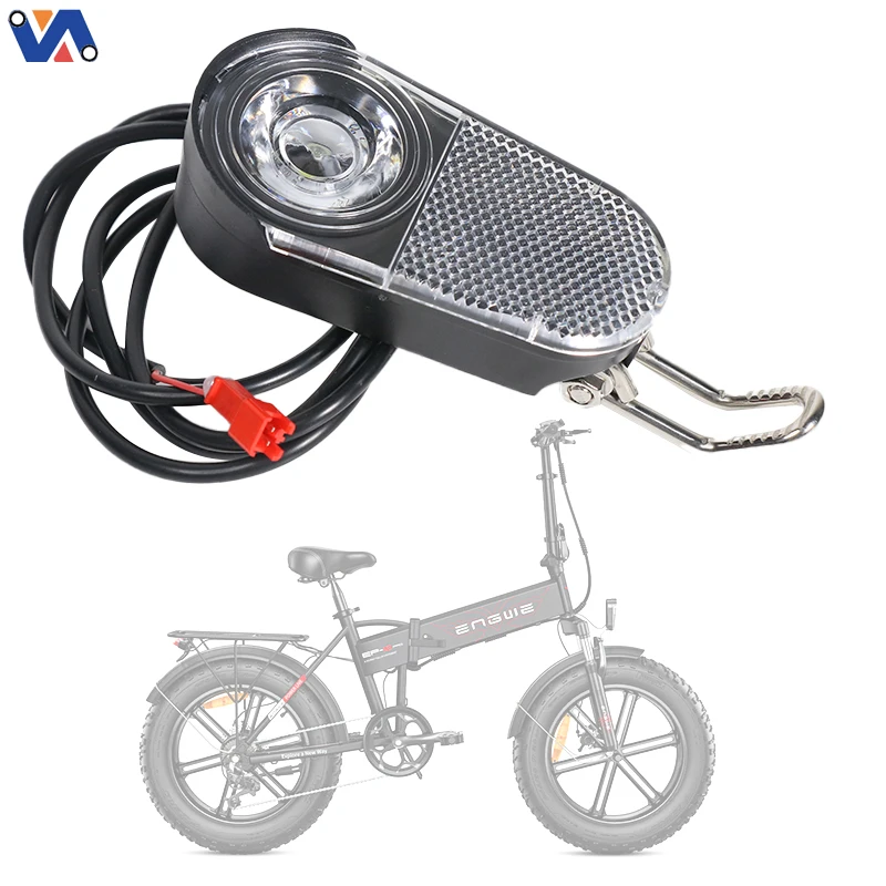 Lumină frontală nouă pentru bicicletă electrică, pentru bicicletă electrică Engwe EP-2 PRO, far LED, piesă de reparații pentru far de bicicletă