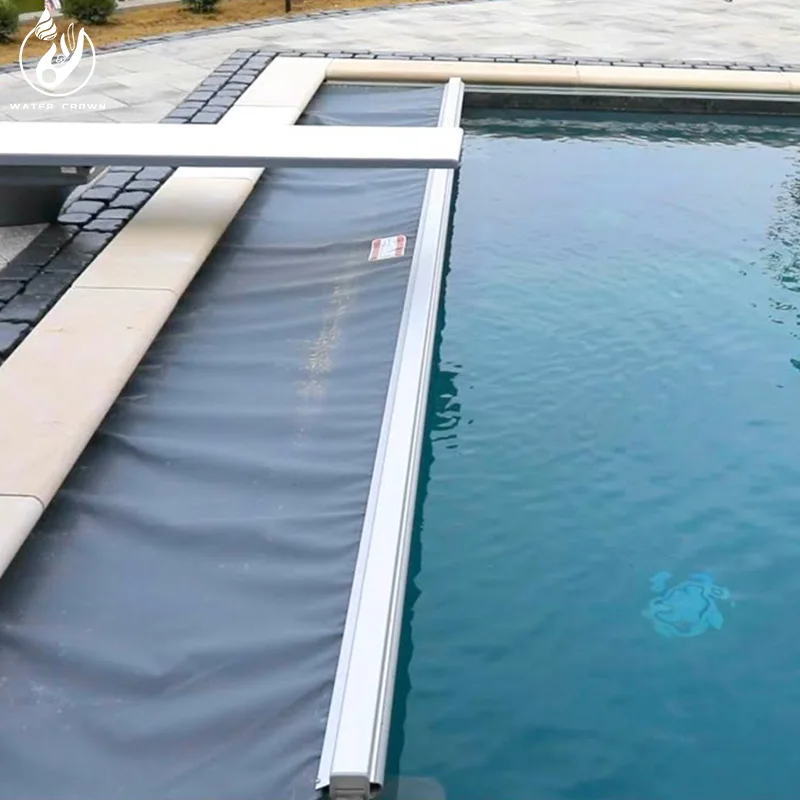 High Quality PVC Swimming Pool Cover Water Crown SGPVC-Durable Sturdy Anti-Fouling Keeps Pool Clean and Crisp